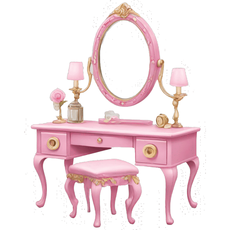 Pink decorated vanity  emoji