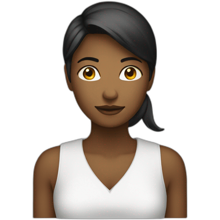 help us emoji icon, woman black emoji