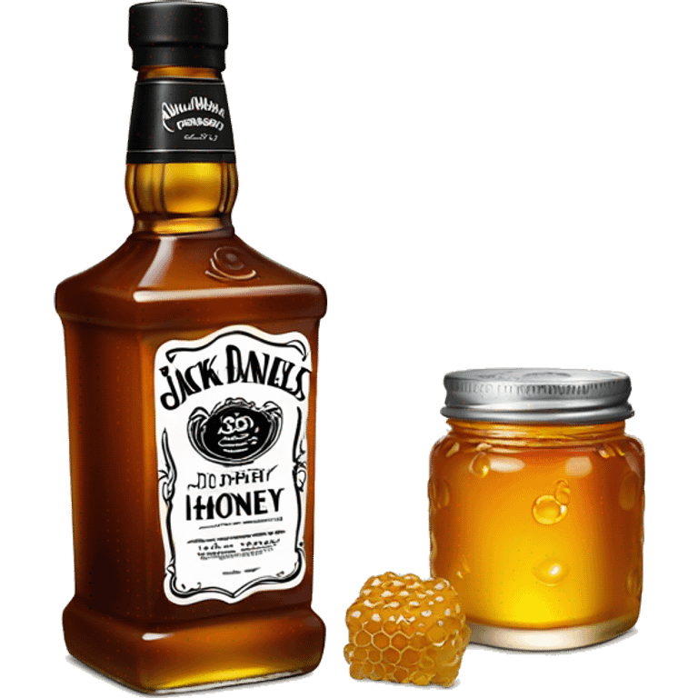 jack Daniel's honey bottle emoji