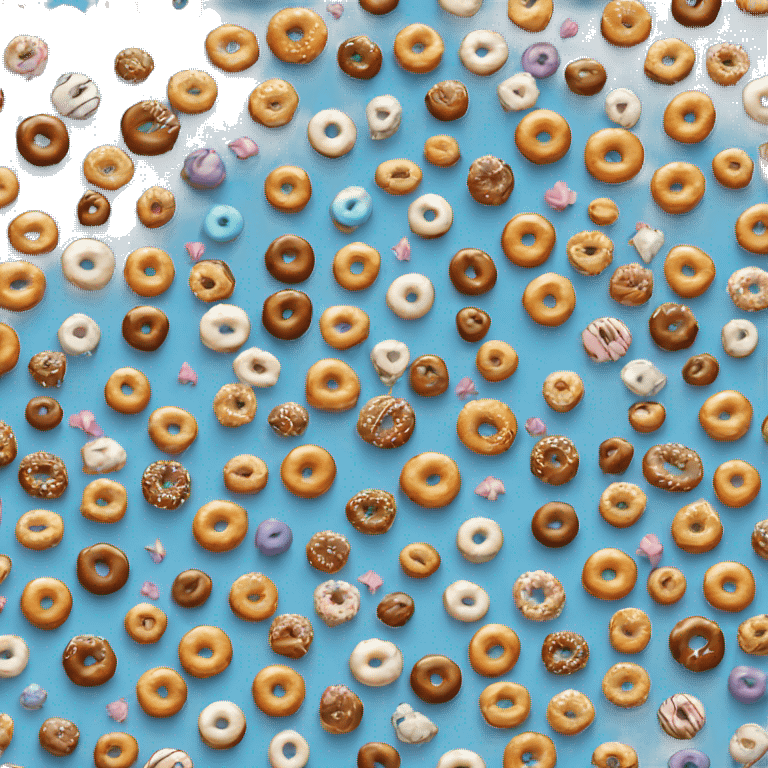 Donuts blue emoji