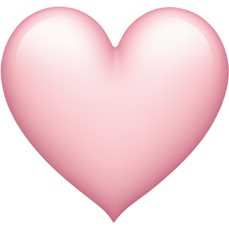 Light pink heart  emoji