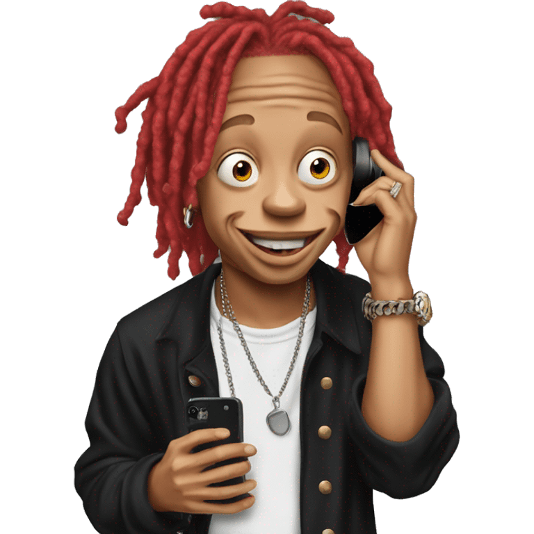 Trippie Redd On A Phone Call emoji