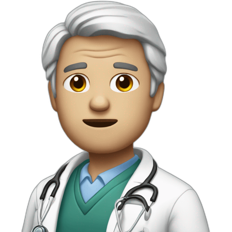 Harold-hold-the-pain-as-doctor emoji