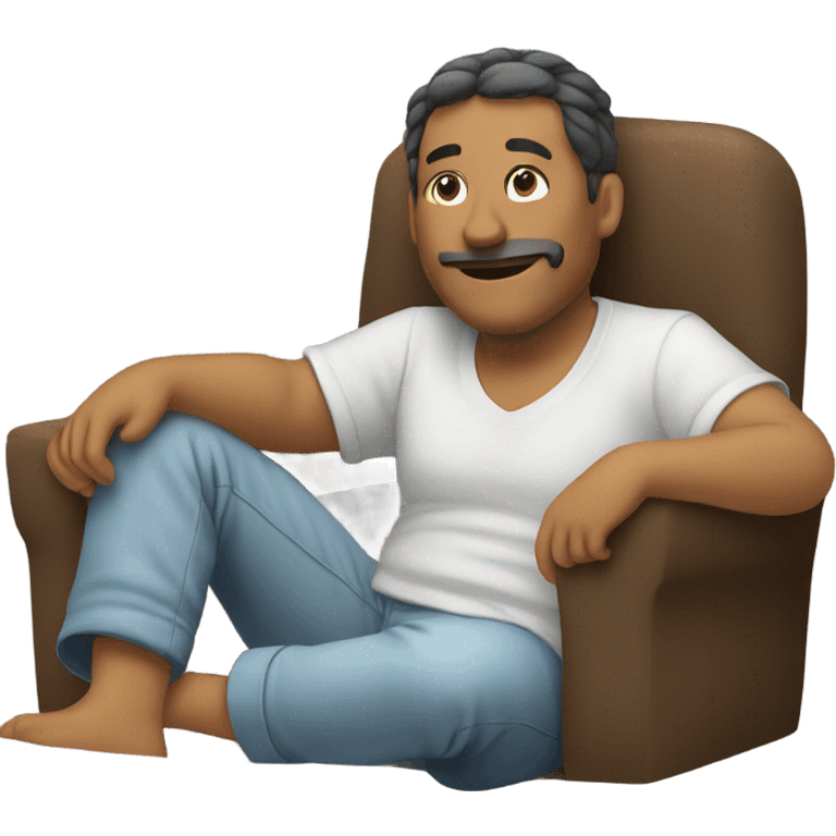 Sitting down relaxing  emoji