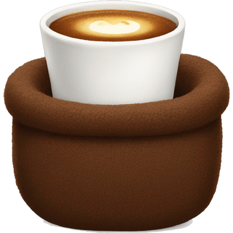 Cozy coffee emoji