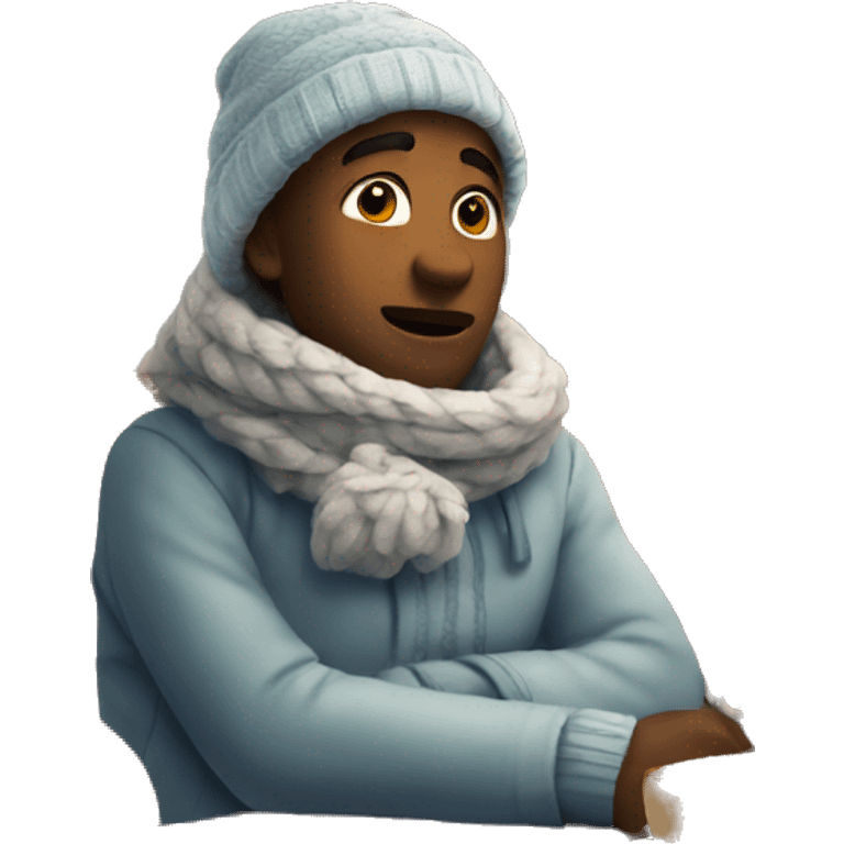 Cozy winter emoji