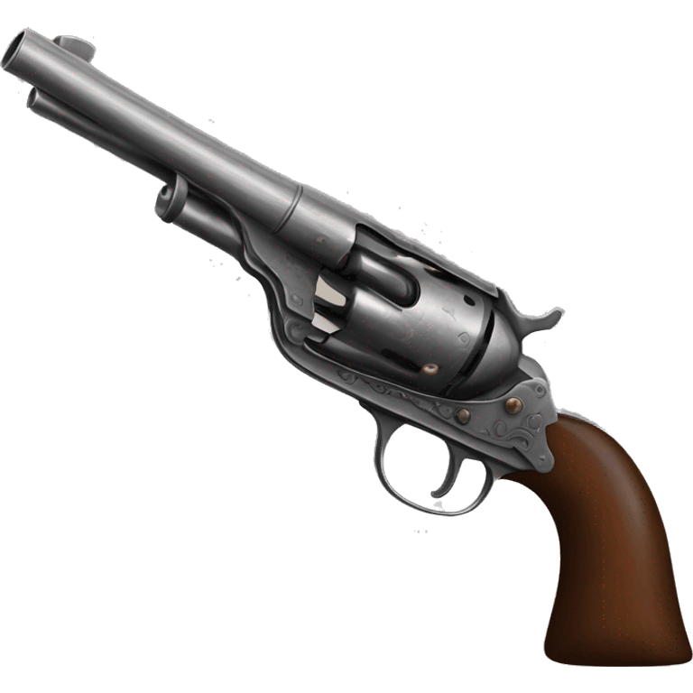 civil war revolver emoji