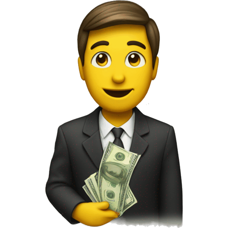 Dil with money  emoji