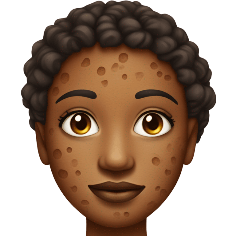 Hyperpigmentation drawing emoji