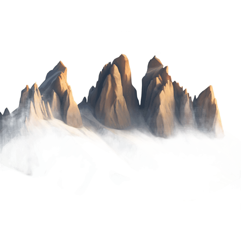 Dolomites peak emoji