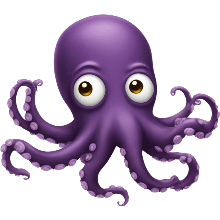 Octopus with a mustache  emoji