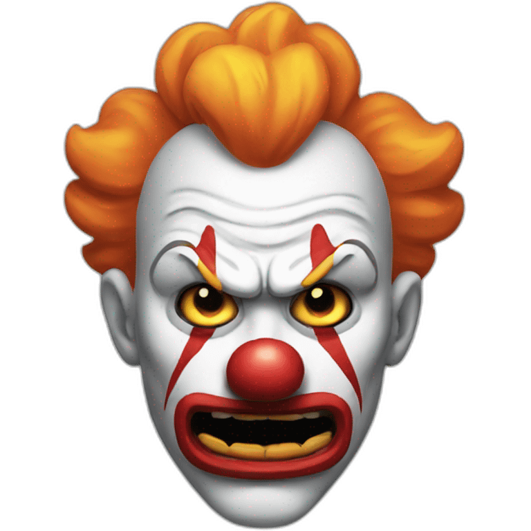 angry clown emoji