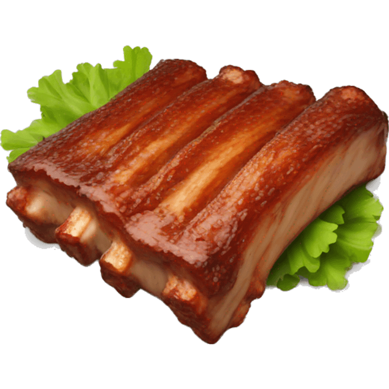 Spare ribs emoji