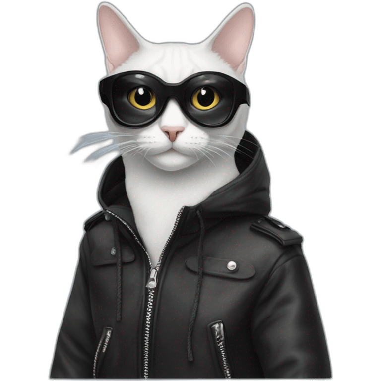 Balenciaga fashionable cat emoji