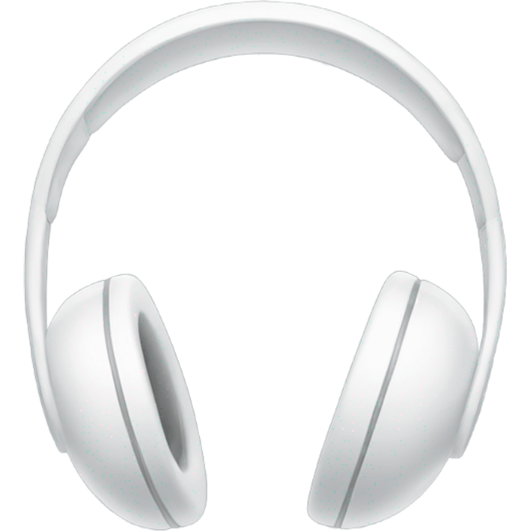 White headphones  emoji