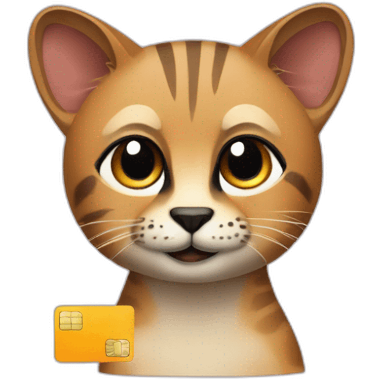 suricat with credit card emoji