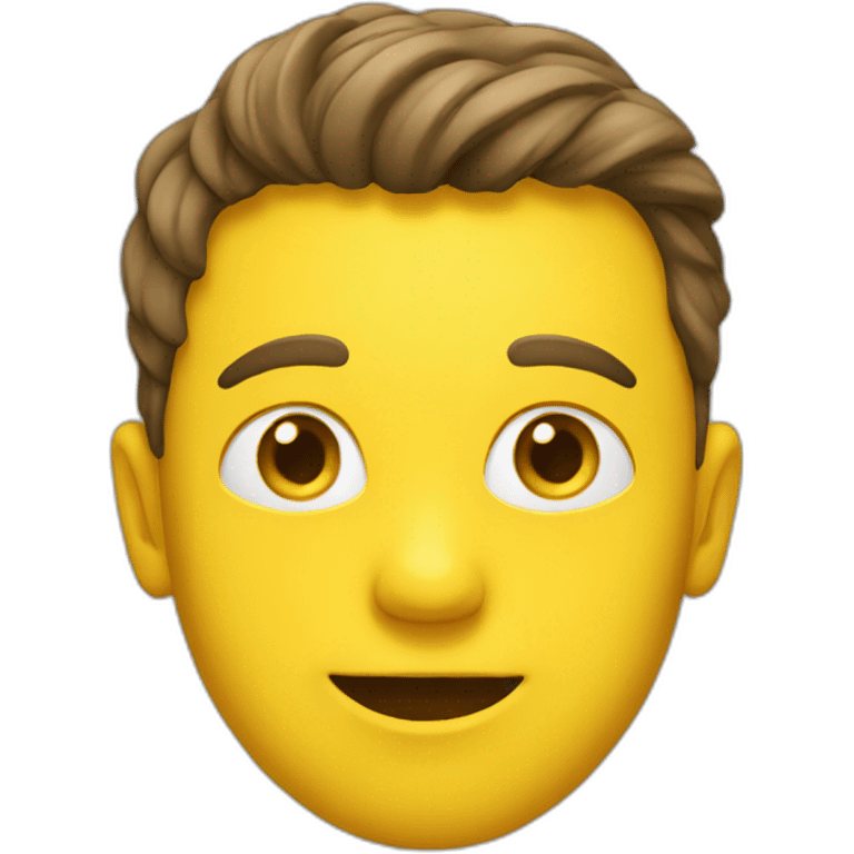 yellow face emoji