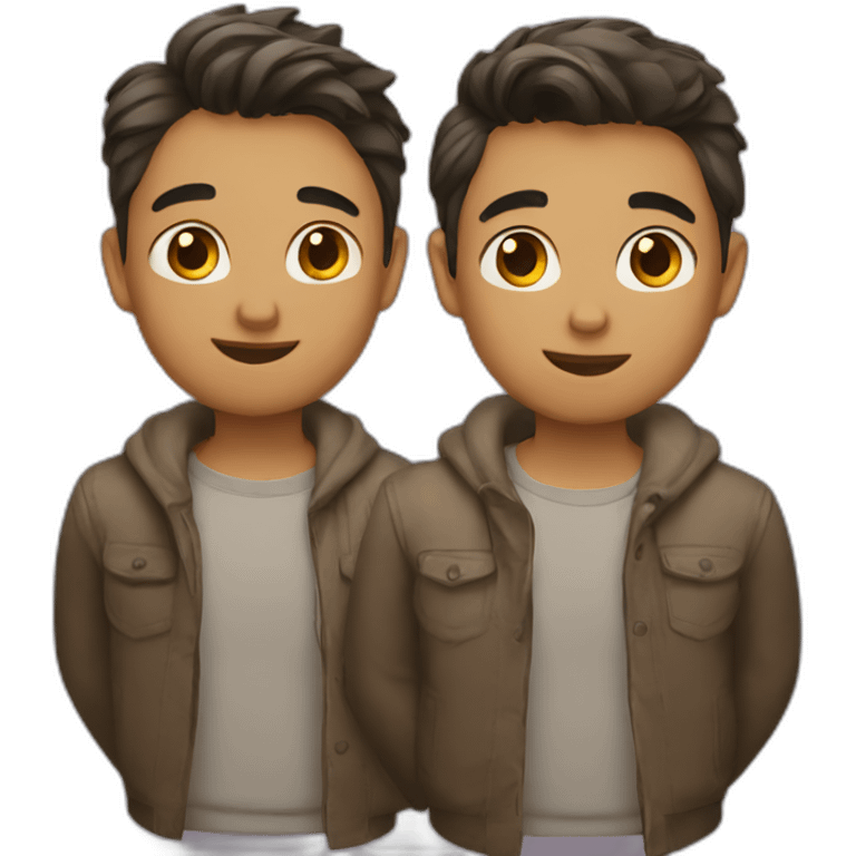 a couple of gay emoji