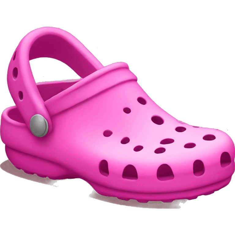 Pink Crocs emoji