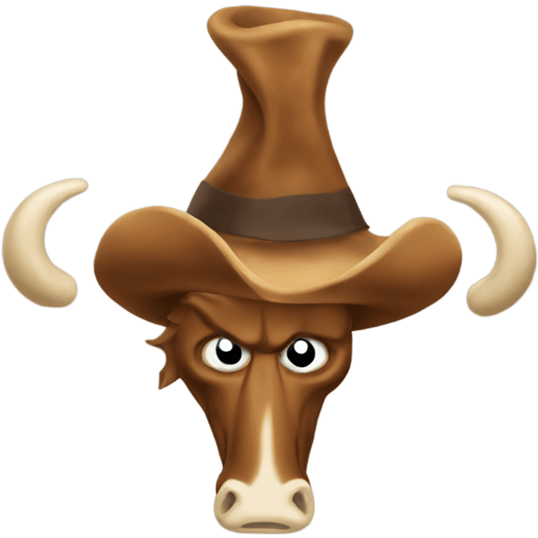 Texas horn down emoji