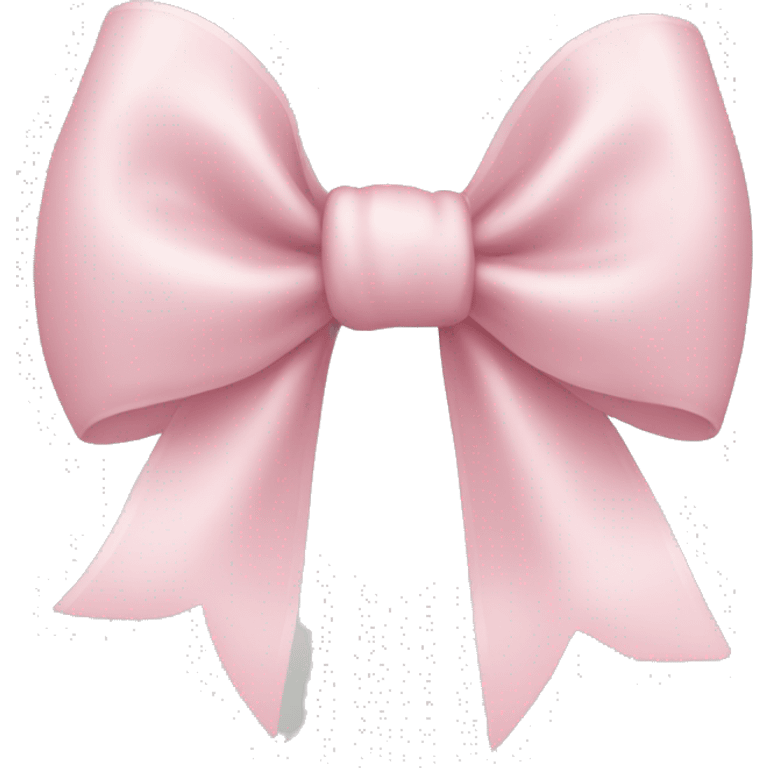 light pink bow emoji