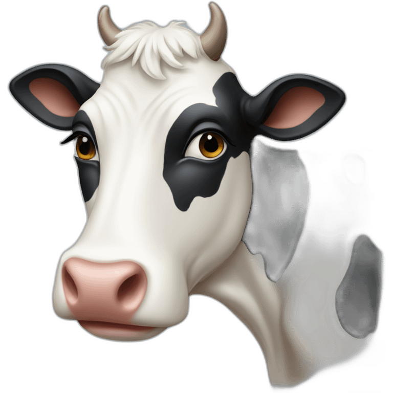 dairy cow vet emoji