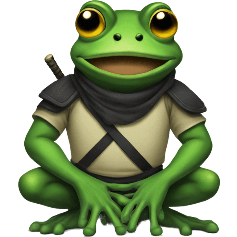 Ninja frog  emoji