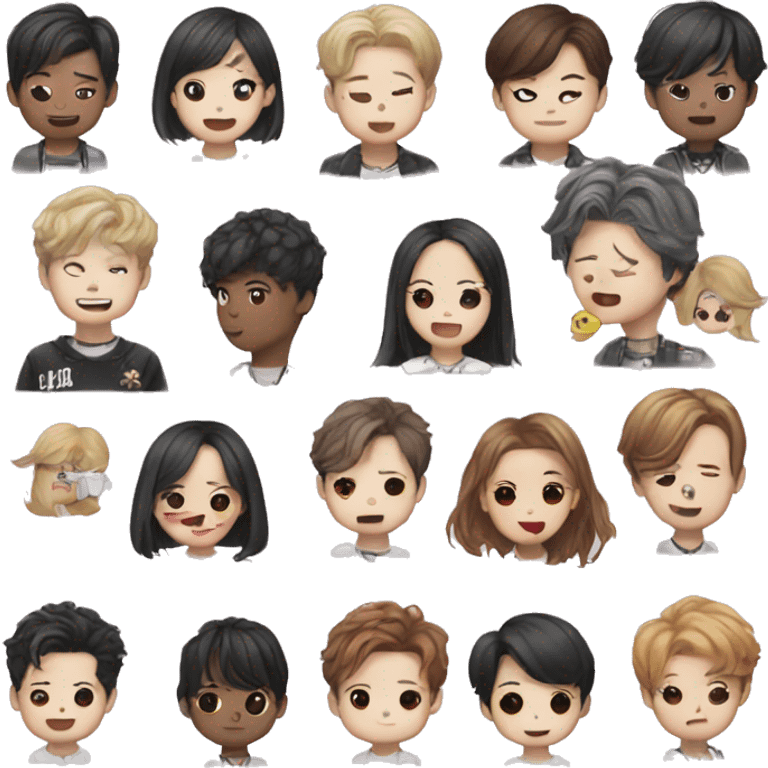 K-pop idols emoji