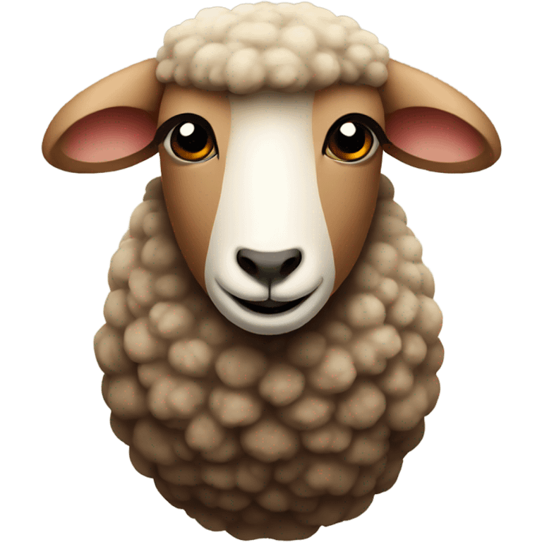 Brown sheep emoji