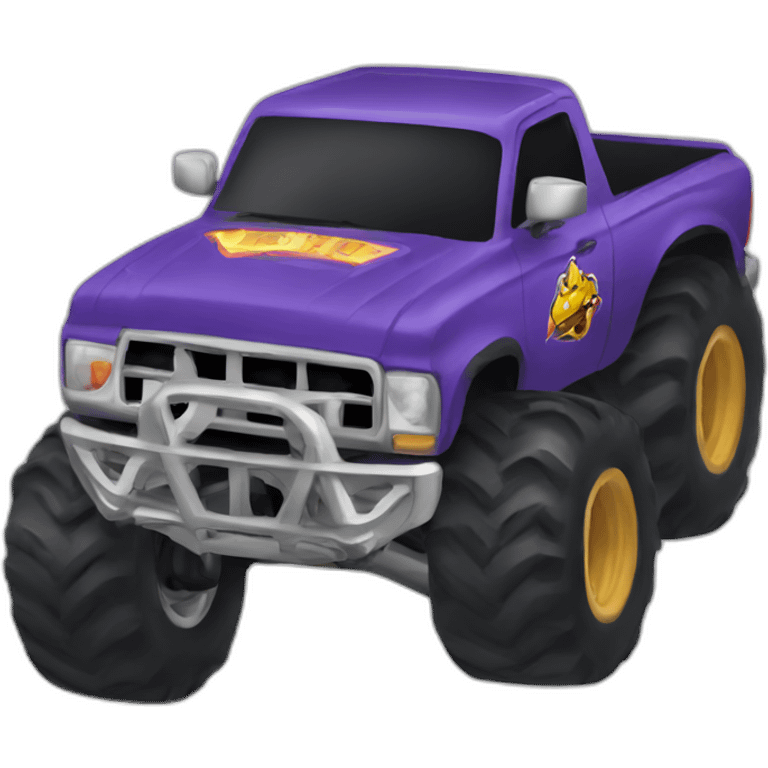 Monster truck emoji