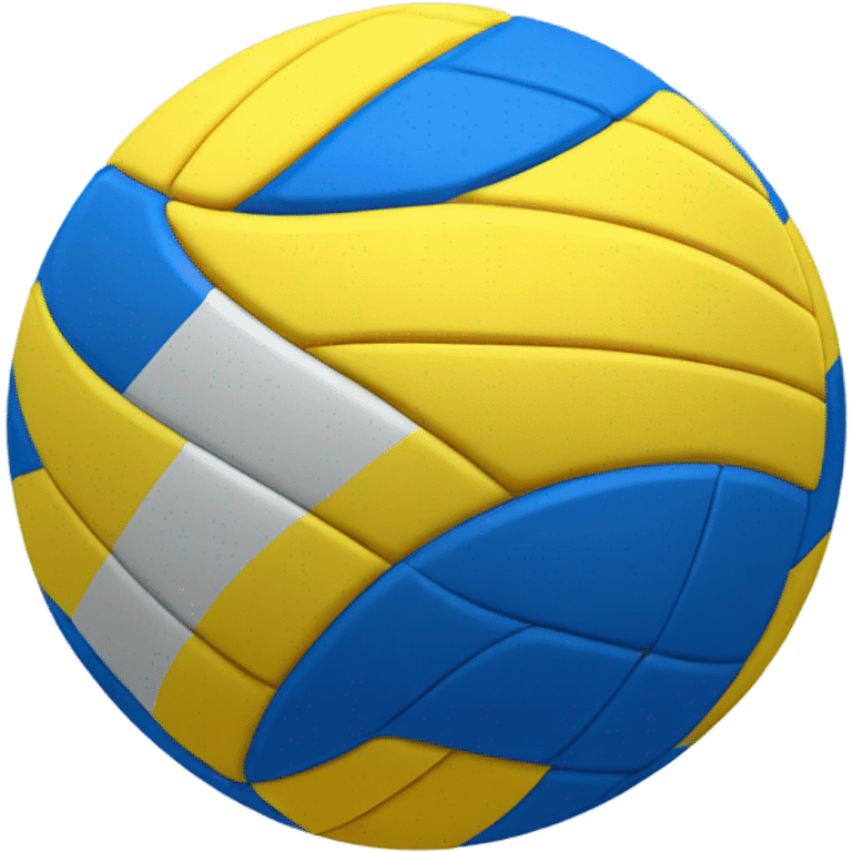 yellow and blue voleyball emoji