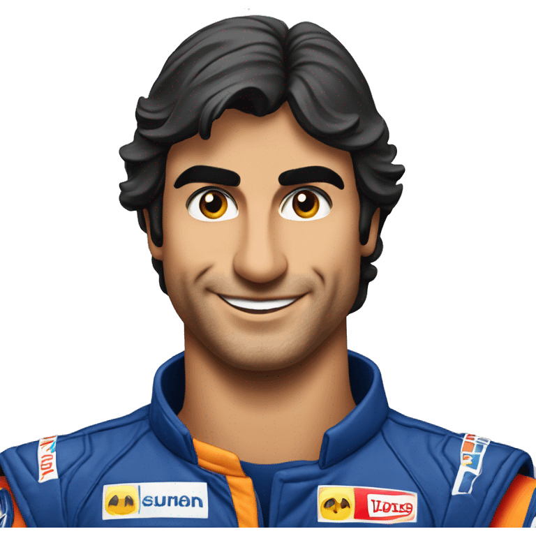 Carlos Sainz Doing a like  emoji