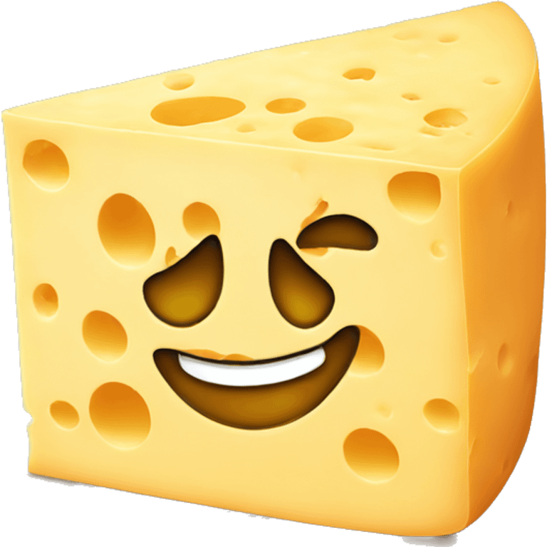 cheese with a hat emoji