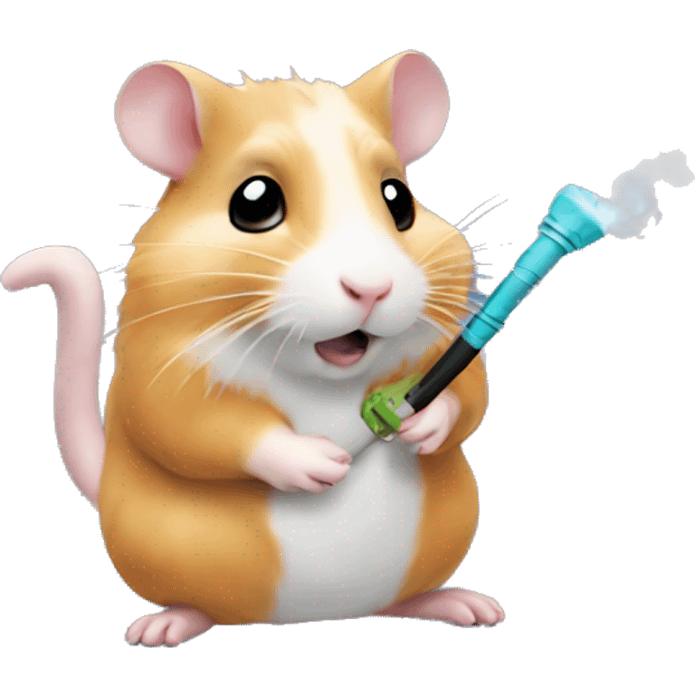 hamster with Hookah emoji