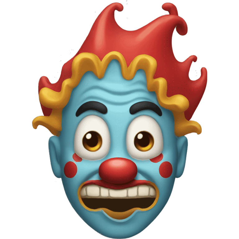 Payaso con cuernos emoji