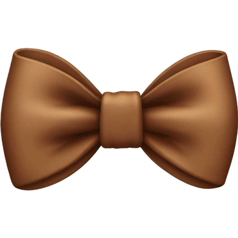 Brown bow emoji