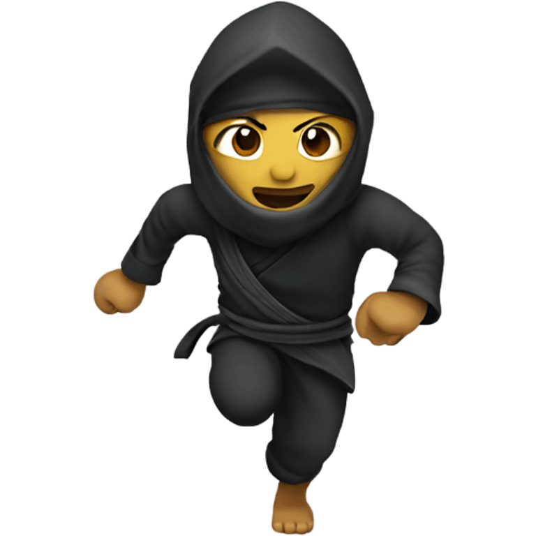 Ninja running  emoji