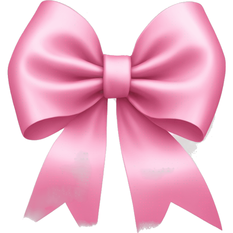 light pink ribbon bow emoji