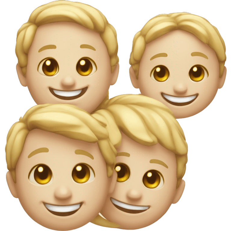 An emoji of a classic smiling face, featuring two round eyes and a wide, cheerful smile, conveying happiness and friendliness emoji