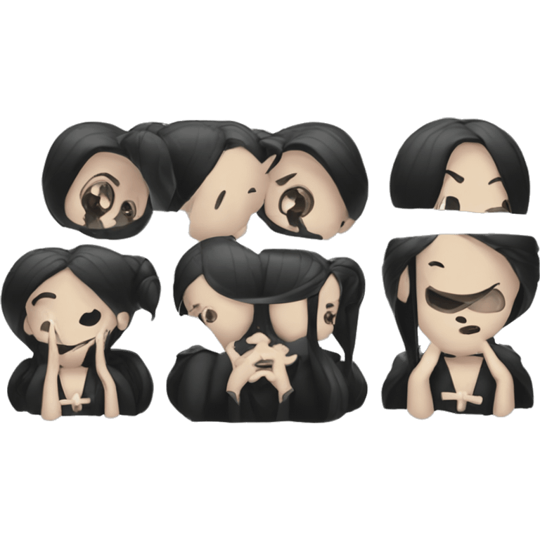 morticia addams emoji