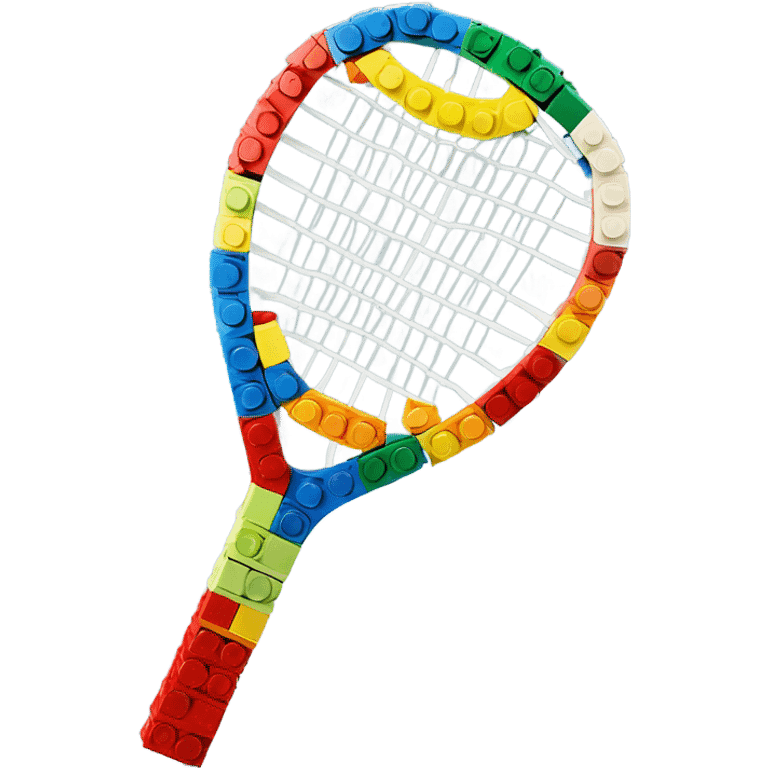 Lego tennis racquet emoji