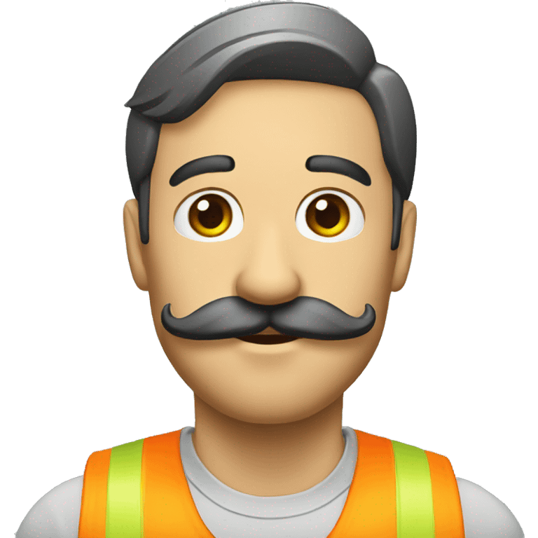 construction crane mustache emoji