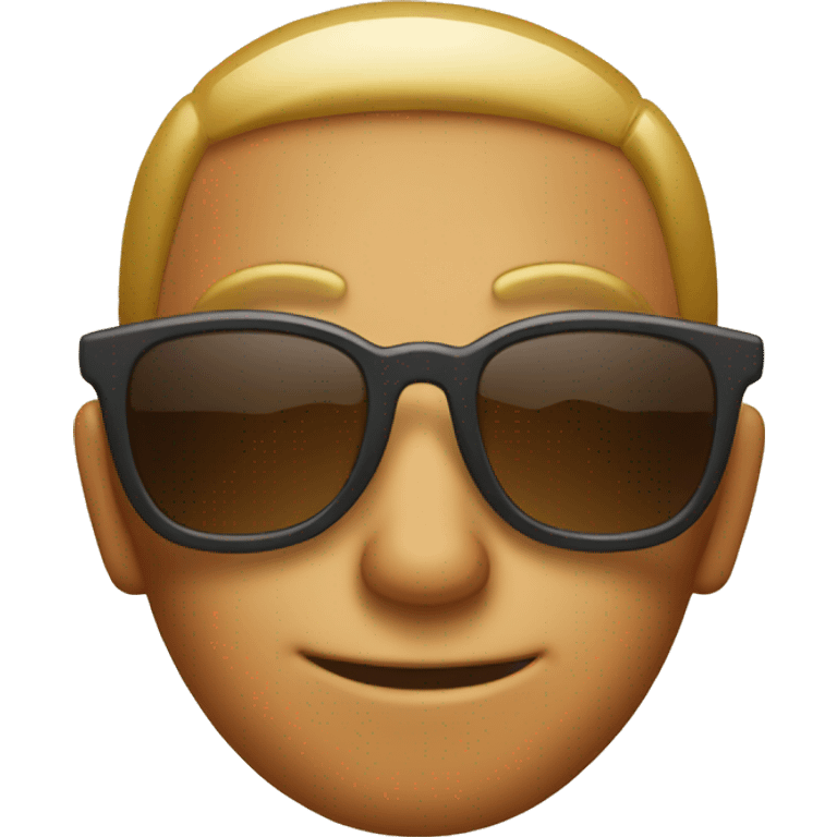 Face with sunglasses reading a book while tanning  emoji