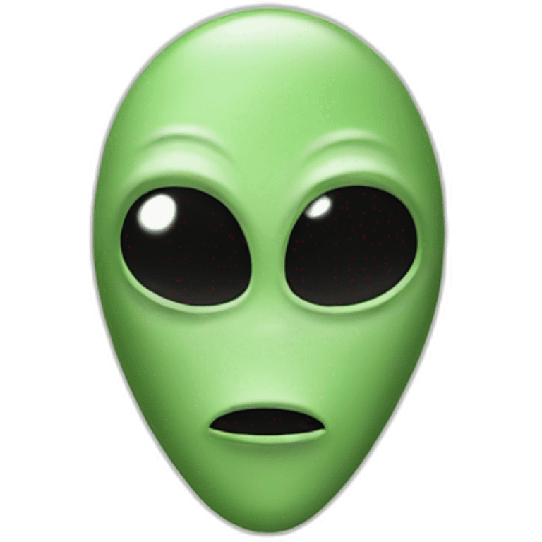 Alien with mask emoji