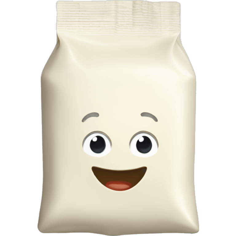 White mayo packet emoji