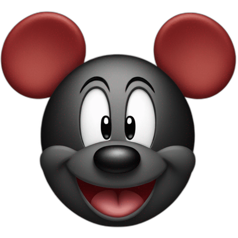 Red Micky Mouse emoji