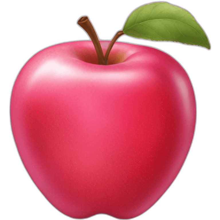 pink lady apple emoji