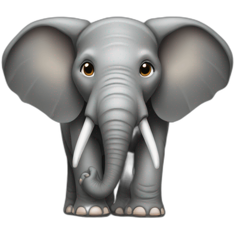 elephant with big ears emoji