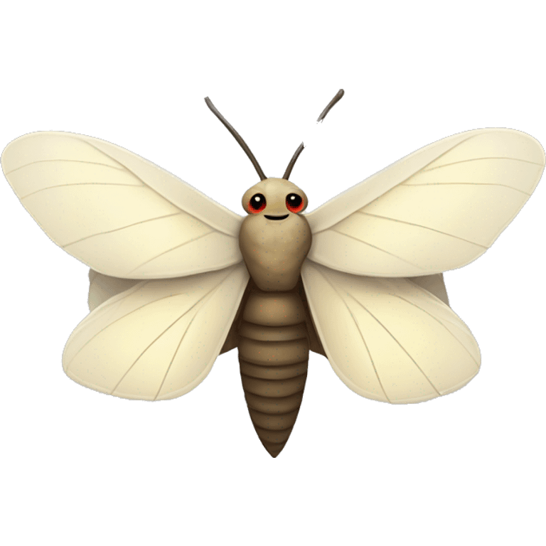 moth with lihtbulb emoji