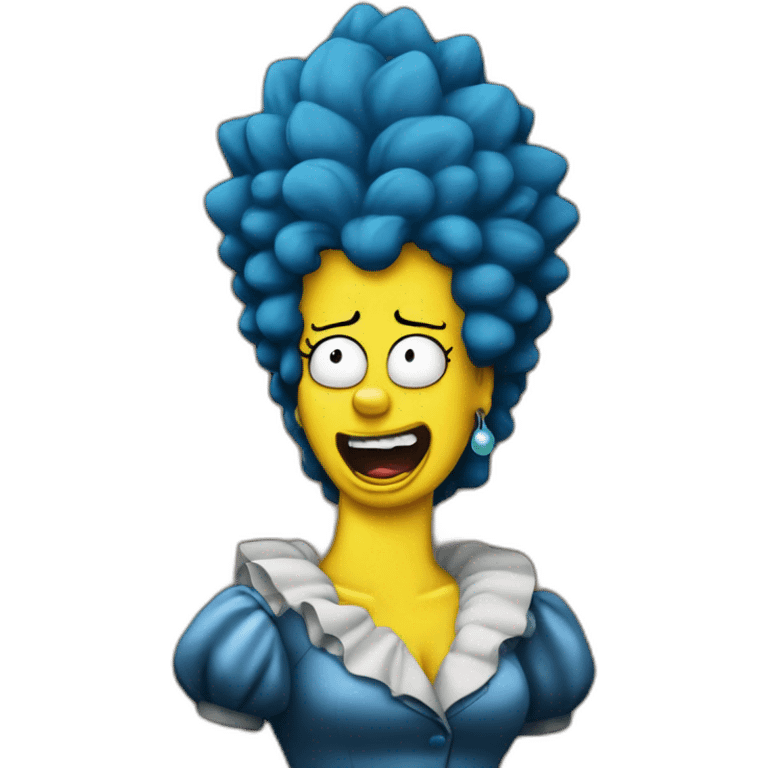 marge simpson metal singer emoji